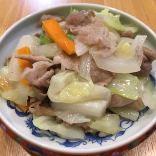 だしが香る☆肉野菜炒め